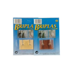 Colgadores adhesivos madera Briplas