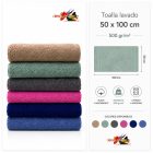 Toalla lavado 50x100cm desKarao 500gr/m² variedad de colores