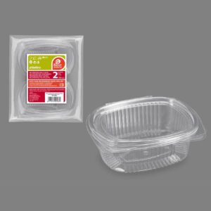 Envase bisagra microonda 750 cc set 2 uni Best Products