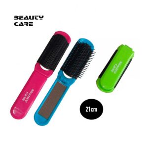 Cepillo plegable con espejo 21 cm Beauty Care