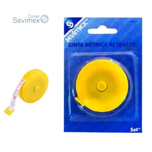 Cinta metrica retractil 150 cm Sevimex