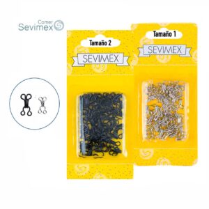 Corchetes tamaño Nº1 y Nº2 Sevimex pack 36 uds