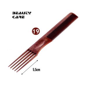 Peine ahuecador de madera 19cm Beauty Care
