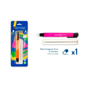 Portagomas mas 2 recambios Escribo