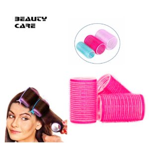 Rulos de velcro Beauty Care distintos tamaños pack 3-4 unidades