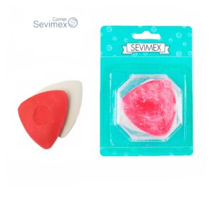 Tizas Sastre Sevimex pack 2 unidades blanco y rojo