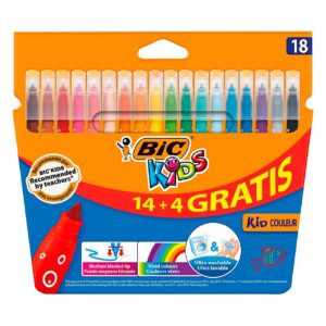 Rotuladores couleur 14+4 ultra lavables Kids Bic