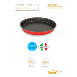 Molde circular rizado maxiflon Menax
