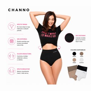 Tanga-faja reductora sin costuras Channo