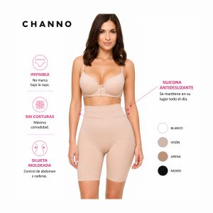 Culote Faja Reductora de Abdomen con Silicona Antideslizante CHANNO | Ref. 9891