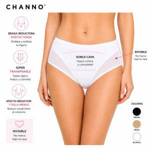 Braga reductora invisible doble capa 28007 Channo