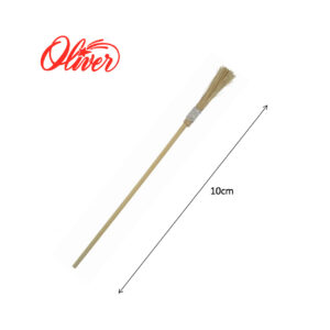 Escoba de paja 10cm para belén navideño Oliver 1ud