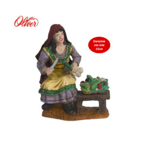 Figura de Verdulera de durexina 15cm Oliver