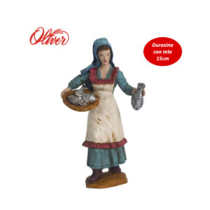 Figura de Pescadera de durexina 15cm Oliver