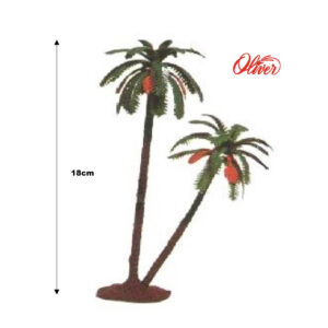 Palmera doble para belén navideño Oliver