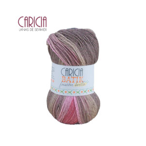 Lana Ovillo Caricia Batik fusión brillo 75gr variedad de colores tendencia