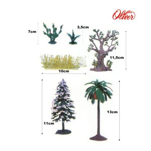 Surtido de plantas para belén navideño Oliver