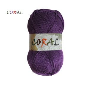 Ovillo de Lana Coral 100% Acrílico – Variedad de Colores