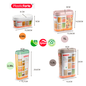 Recipiente totem varios tamaños PlasticForte