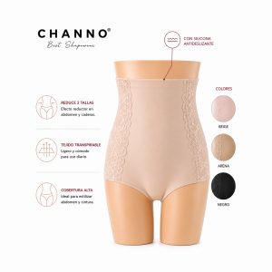 Braga faja reductora invisible d con silicona 2831 Channo