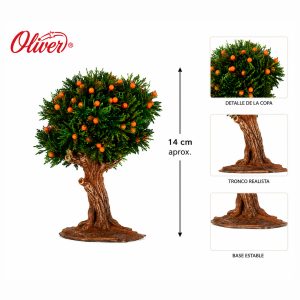 Figura naranjo Oliver 14 cm para Belén | Árbol Decorativo