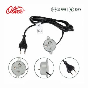 Motor Oliver 20 RPM 220 V para Belén y Decoración