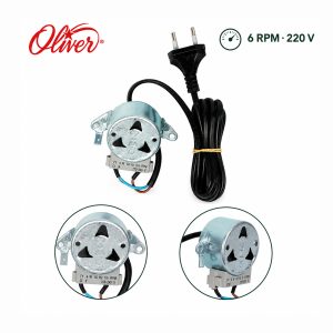 Motor Oliver 6 RPM 220 V para Belén y Decoración